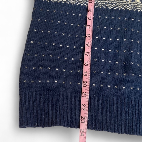 Cambridge Dry Goods Men's Snowflake Sweater Wool Blend, Aztec Pattern - Picture 4 of 5